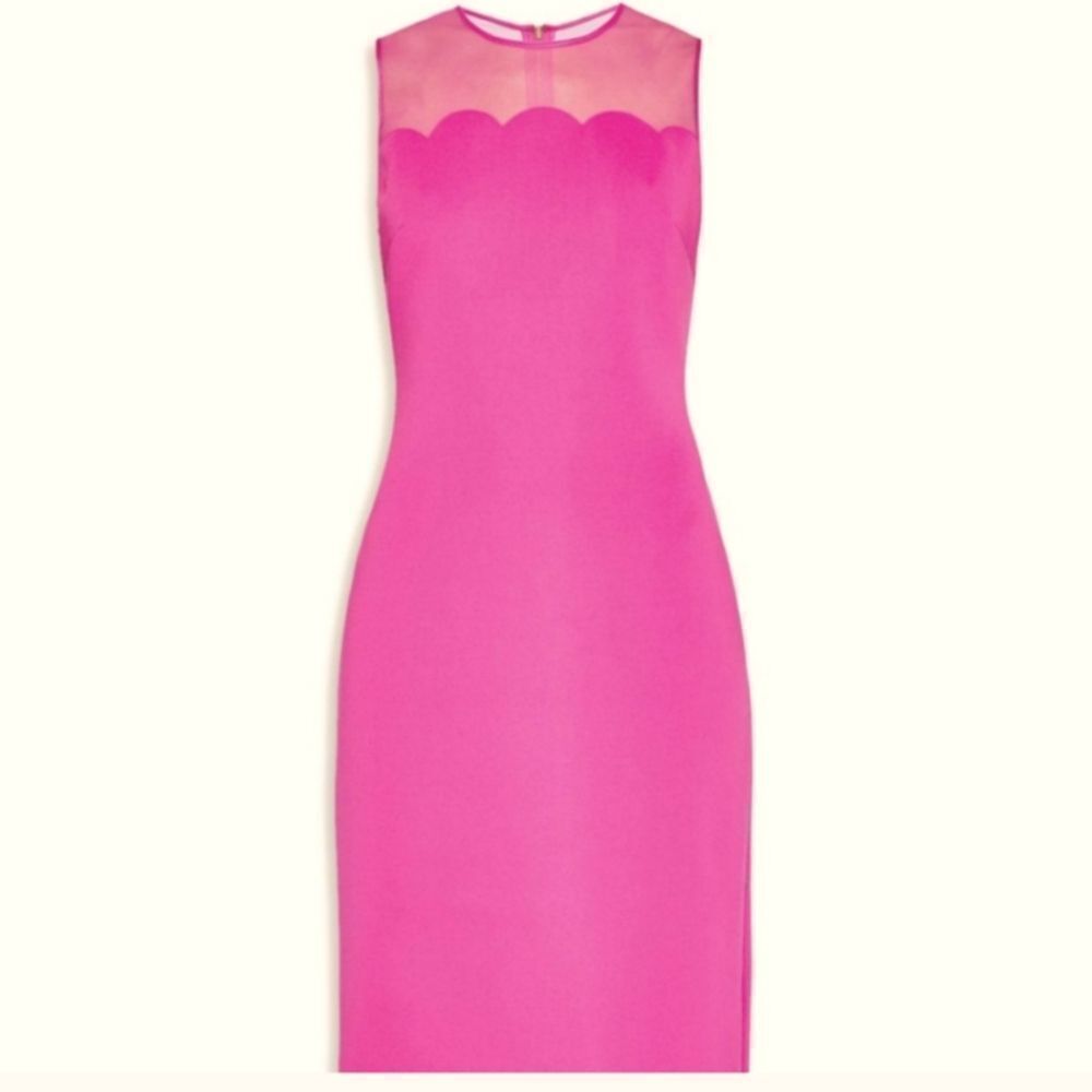 Ted Baker Clowva Scallop-Edge Dress
